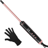 Trimyou: 3/8 Inch Small Curling Iron, 9 Temperature Setting Curling Wand for Long & Short Hair, Ceramic Small Barrel Curling Iron with LCD Display, Dual Voltage Hair Curlers, Women Gifts