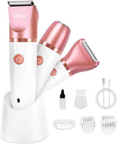 Trimyou: Bikini Trimmer Electric Razors for Women, Rechargeable Pubic Body Hair Trimmer Electric Shaver for Legs Body Hair, Bikini Shaver IPX7 Waterproof, Gifts for Women, Purple