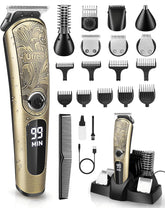 Trimyou: Beard Trimmer for Men, Waterproof Electric Razor for Nose, Body, Face & Mustache, Cordless Hair Clippers Shavers Grooming Kit, Gifts for Men Husband Father