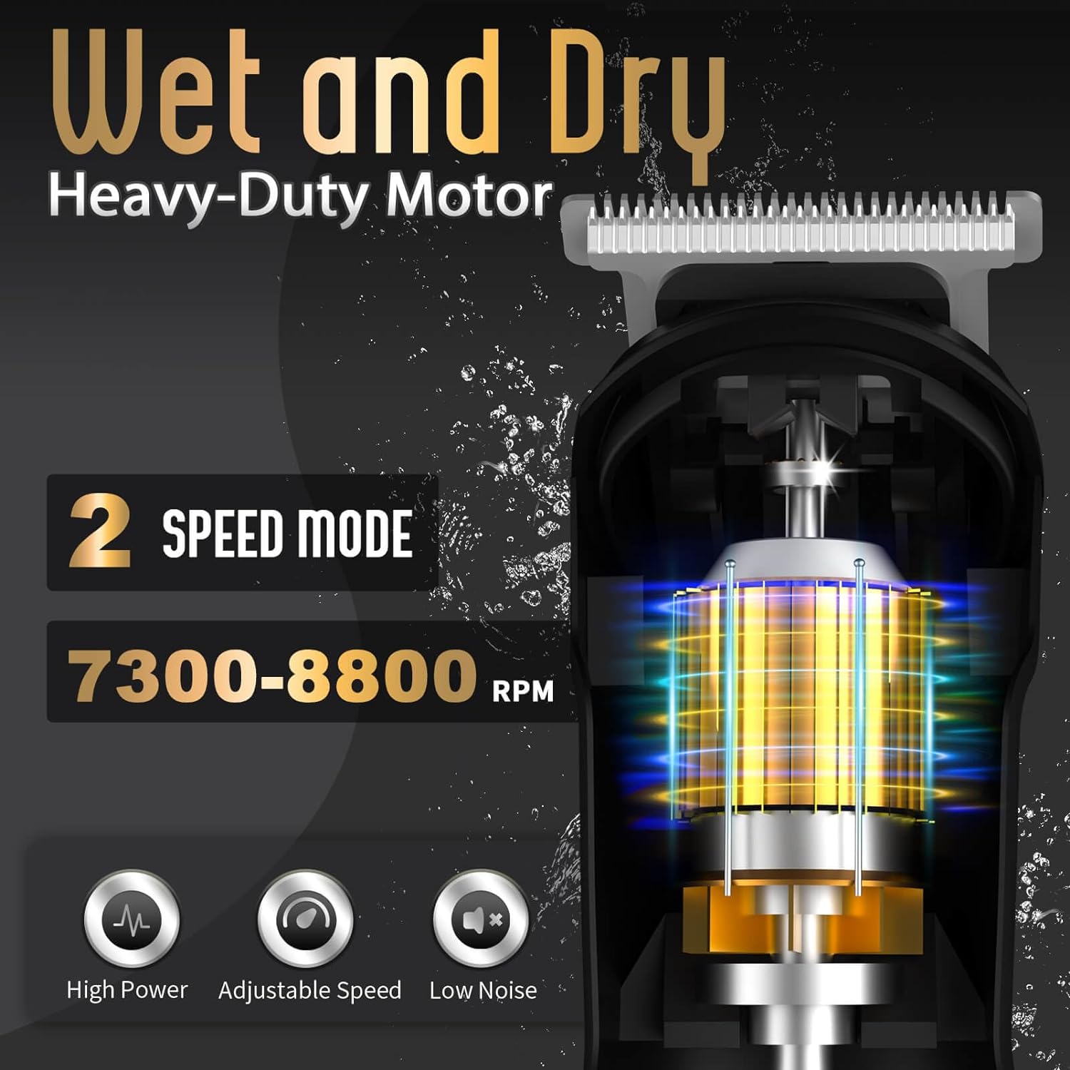 Trimyou: Beard Trimmer for Men, Waterproof Electric Razor for Nose, Body, Face & Mustache, Cordless Hair Clippers Shavers Grooming Kit, Gifts for Men Husband Father