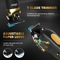 Trimyou: Hair Clippers for Men, Professional Clippers and Trimmers Set, Cordless Clippers for Hair Cutting, Beard Trimmer, Barber Clippers, Rechargeable Electric Shaver, Gifts for Men