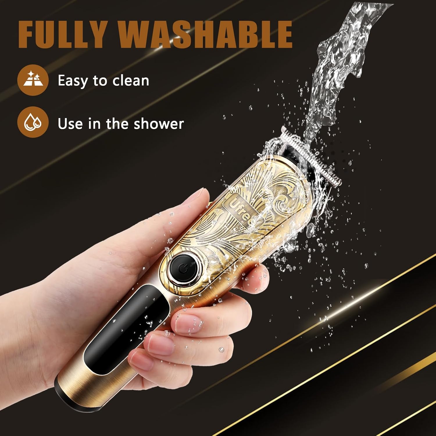 Trimyou: Beard Trimmer for Men, Waterproof Electric Razor for Nose, Body, Face & Mustache, Cordless Hair Clippers Shavers Grooming Kit, Gifts for Men Husband Father