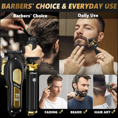 Trimyou: Hair Clippers for Men, Professional Clippers and Trimmers Set, Cordless Clippers for Hair Cutting, Beard Trimmer, Barber Clippers, Rechargeable Electric Shaver, Gifts for Men